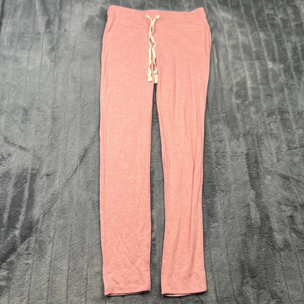 J.Crew Dreamy Jogger Pants Pink Heathered Knit Drawstring Lounge Sweatpants XS